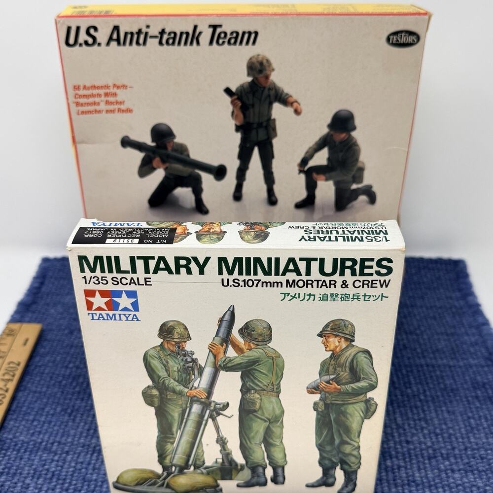 TAMIYA Military Miniatures NEW 1:35 Scale Lot Of 2 Troops German Infantry